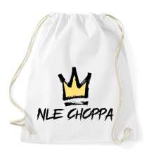 PRINTFASHION NLE choppa - Sportzsák, Tornazsák - Fehér tornazsák
