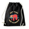 PRINTFASHION No fast not furious - Sportzsák, Tornazsák - Fekete