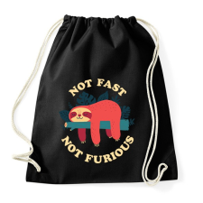 PRINTFASHION No fast not furious - Sportzsák, Tornazsák - Fekete tornazsák