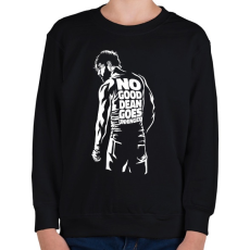 PRINTFASHION NO good - Gyerek pulóver - Fekete