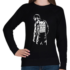 PRINTFASHION NO good - Női pulóver - Fekete női pulóver, kardigán