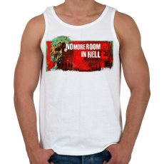 PRINTFASHION No More room in hell 2 - Férfi atléta - Fehér