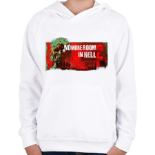 PRINTFASHION No More room in hell 2 - Gyerek kapucnis pulóver - Fehér gyerek pulóver, kardigán