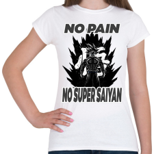 PRINTFASHION no pain2 - Női póló - Fehér női póló