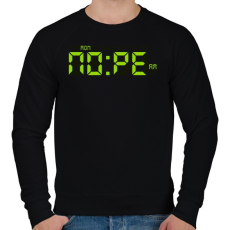 PRINTFASHION NO:PE - Férfi pulóver - Fekete