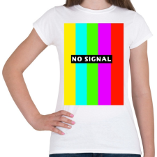 PRINTFASHION no signal - Női póló - Fehér női póló