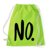 PRINTFASHION NO. - Sportzsák, Tornazsák - Limezöld
