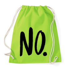 PRINTFASHION NO. - Sportzsák, Tornazsák - Limezöld tornazsák