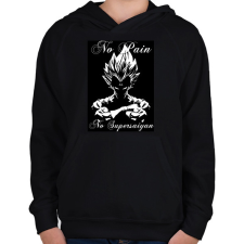 PRINTFASHION no supersaiyan - Gyerek kapucnis pulóver - Fekete gyerek pulóver, kardigán