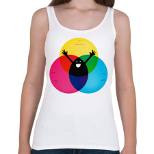 PRINTFASHION Nobody's child - Női atléta - Fehér női trikó