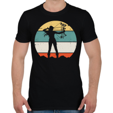 PRINTFASHION Női csigás ijász - Férfi póló - Fekete