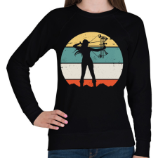 PRINTFASHION Női csigás ijász - Női pulóver - Fekete női pulóver, kardigán