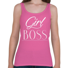 PRINTFASHION Női főnök - Női atléta - Rózsaszín női trikó