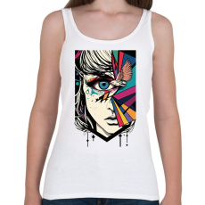 PRINTFASHION Női szem és madár - Női atléta - Fehér