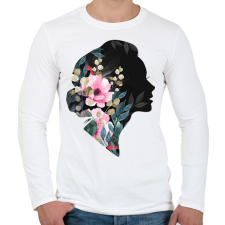 PRINTFASHION Nőnap - Férfi hosszú ujjú póló - Fehér férfi póló