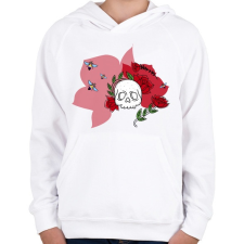 PRINTFASHION Nonbeenary háttérrel - Gyerek kapucnis pulóver - Fehér gyerek pulóver, kardigán