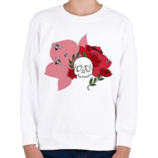 PRINTFASHION Nonbeenary háttérrel - Gyerek pulóver - Fehér
