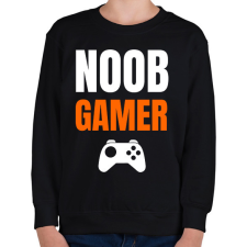 PRINTFASHION Noob Gamer - Gyerek pulóver - Fekete gyerek pulóver, kardigán