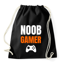 PRINTFASHION Noob Gamer - Sportzsák, Tornazsák - Fekete tornazsák