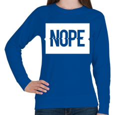 PRINTFASHION NOOE.png - Női pulóver - Királykék