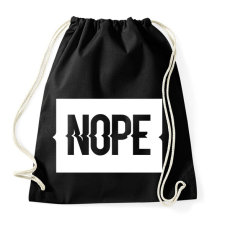 PRINTFASHION NOOE.png - Sportzsák, Tornazsák - Fekete tornazsák