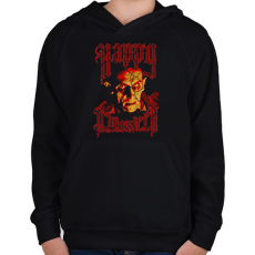 PRINTFASHION Nosferatu halloween - Gyerek kapucnis pulóver - Fekete