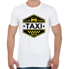 PRINTFASHION Not the worst taxi driver - Férfi póló - Fehér férfi póló