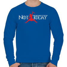 PRINTFASHION Not today - GOT - Férfi pulóver - Királykék férfi pulóver, kardigán