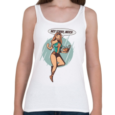 PRINTFASHION Not today Mitch  - Női atléta - Fehér női trikó