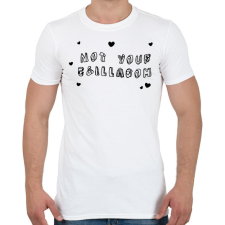 PRINTFASHION Not your Csillagom - Férfi póló - Fehér férfi póló