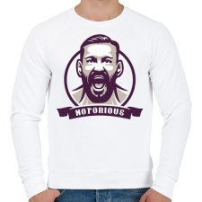 PRINTFASHION Notorious - Férfi pulóver - Fehér férfi pulóver, kardigán