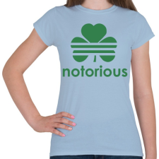 PRINTFASHION Notoriuos CM - Női póló - Világoskék női póló