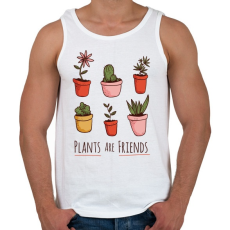PRINTFASHION Növények - Férfi atléta - Fehér