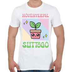 PRINTFASHION Növényekkel suttogó - Férfi póló - Fehér