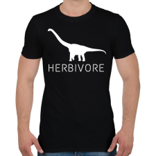 PRINTFASHION Növényevő - Férfi póló - Fekete férfi póló
