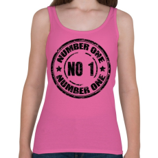 PRINTFASHION Number 1 - Női atléta - Rózsaszín