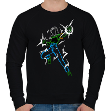 PRINTFASHION NUMERO 17 - Férfi pulóver - Fekete