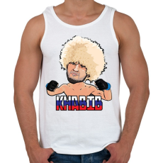 PRINTFASHION Nurmagomedov - Férfi atléta - Fehér