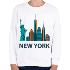 PRINTFASHION NY - Gyerek pulóver - Fehér gyerek pulóver, kardigán