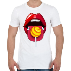 PRINTFASHION Nyalóka - Férfi póló - Fehér