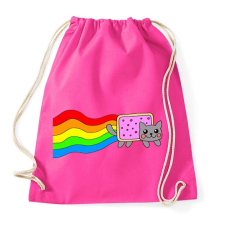 PRINTFASHION Nyan Cat - Sportzsák, Tornazsák - Fukszia tornazsák