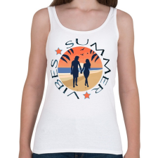 PRINTFASHION Nyár - summer vibes - Női atléta - Fehér női trikó