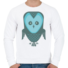 PRINTFASHION Nyári bagoly - Férfi pulóver - Fehér férfi pulóver, kardigán