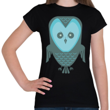 PRINTFASHION Nyári bagoly - Női póló - Fekete női póló