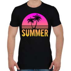 PRINTFASHION Nyári hangulat  - Férfi póló - Fekete