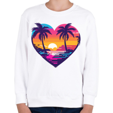 PRINTFASHION Nyári hangulat  - Gyerek pulóver - Fehér gyerek pulóver, kardigán
