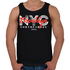 PRINTFASHION NYC  Brooklyn - Férfi atléta - Fekete atléta, trikó