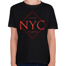 PRINTFASHION NYC  - Gyerek póló - Fekete