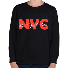 PRINTFASHION nyc - Gyerek pulóver - Fekete gyerek pulóver, kardigán