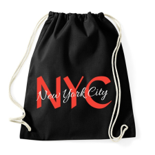 PRINTFASHION Nyc - Sportzsák, Tornazsák - Fekete tornazsák